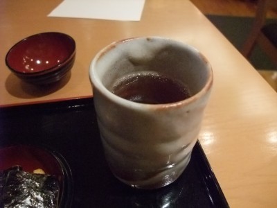 松崎煎餅お茶席　ほうじ茶